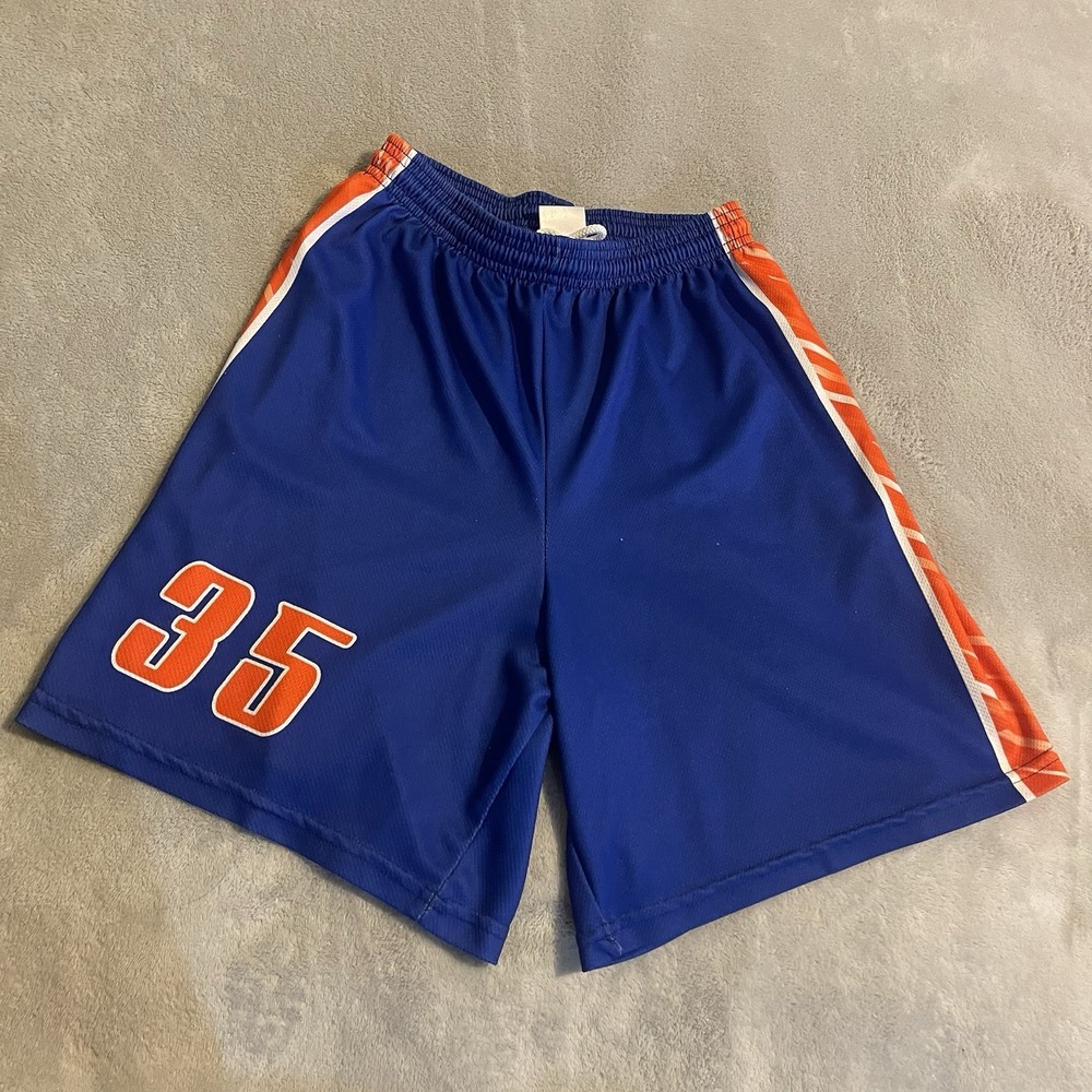 Vintage Alleson Athletic Shorts Men Small Blue Gym‎ Workout Running #35 Exercise
